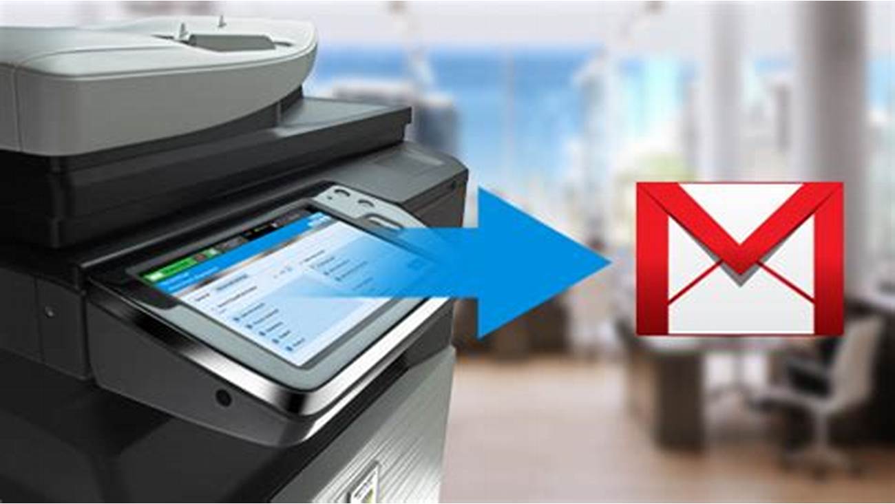 how to scan document to email